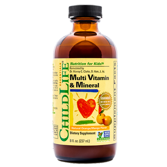 Multivitaminas & Minerales ChildLife Sabor Natural a Naranja/Mango 8 fl oz