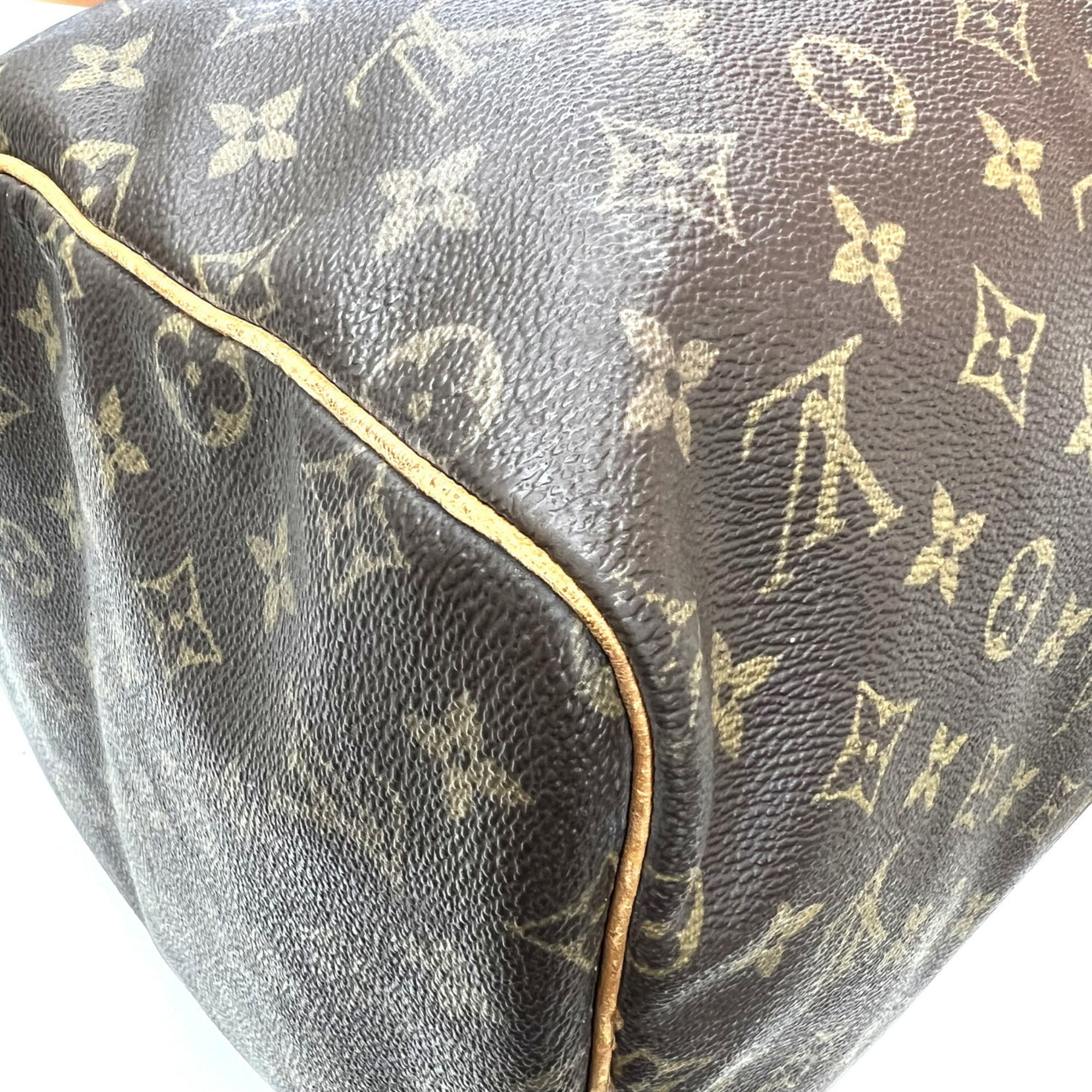 Authenticated Used LOUIS VUITTON Louis Vuitton Keepall 55 Monogram Boston  Bag M41424 VI873 Men's Women's 