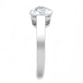 thumbnail image 4 of Luxe Jewelry Designs Stainless Steel Women's Engagement Ring with Round CZ Stone - Size 9 (Pack of, 4 of 4