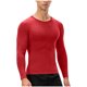 thumbnail image 2 of pstuiky camisas de hombre de manga larga, Mallas deportivas de manga larga para hombre, informales, de color liso, para correr y hacer ejercicio, de alta elasticidad. tops de invierno para hombre l, 2 of 7
