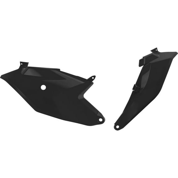 Acerbis Black Plastic Rear Side Panels (2685970001)