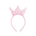 thumbnail image 1 of wonima44 SuPoo Sequin Headband for Girls Bling Pink Princess Crown Headband Glitter Head Bands Halloween Party Hair Bands Sparkly Hair Accessories for Birthday Back to School Christmas, 1 of 1