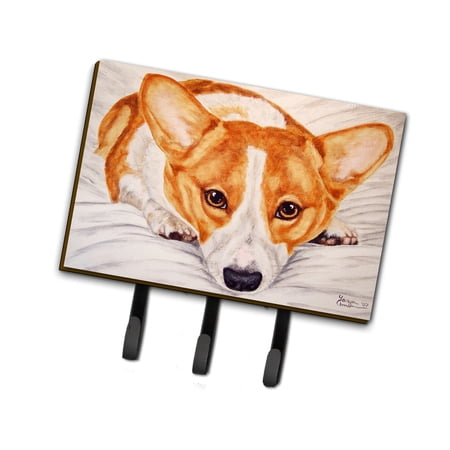 Carolines Treasures AMB1133TH68 Fiona Corgi Leash or Key Holder Triple multicolor