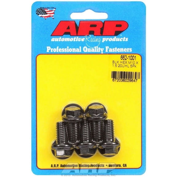ARP (662-1001) Hex Oxide Bolt, Black