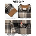 thumbnail image 4 of Legendary Whitetails Men's Buck Camp Flannel Shirt Long Sleeve Button Down 100% Cotton, 4 of 7