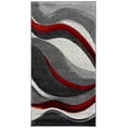 thumbnail image 2 of Safavieh Hollywood Dalton Abstract Area Rug, Gray/Red, 2'7" x 5', 2 of 11