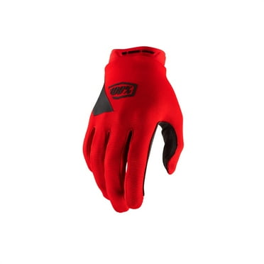 100% Ridecamp Gloves Red Medium