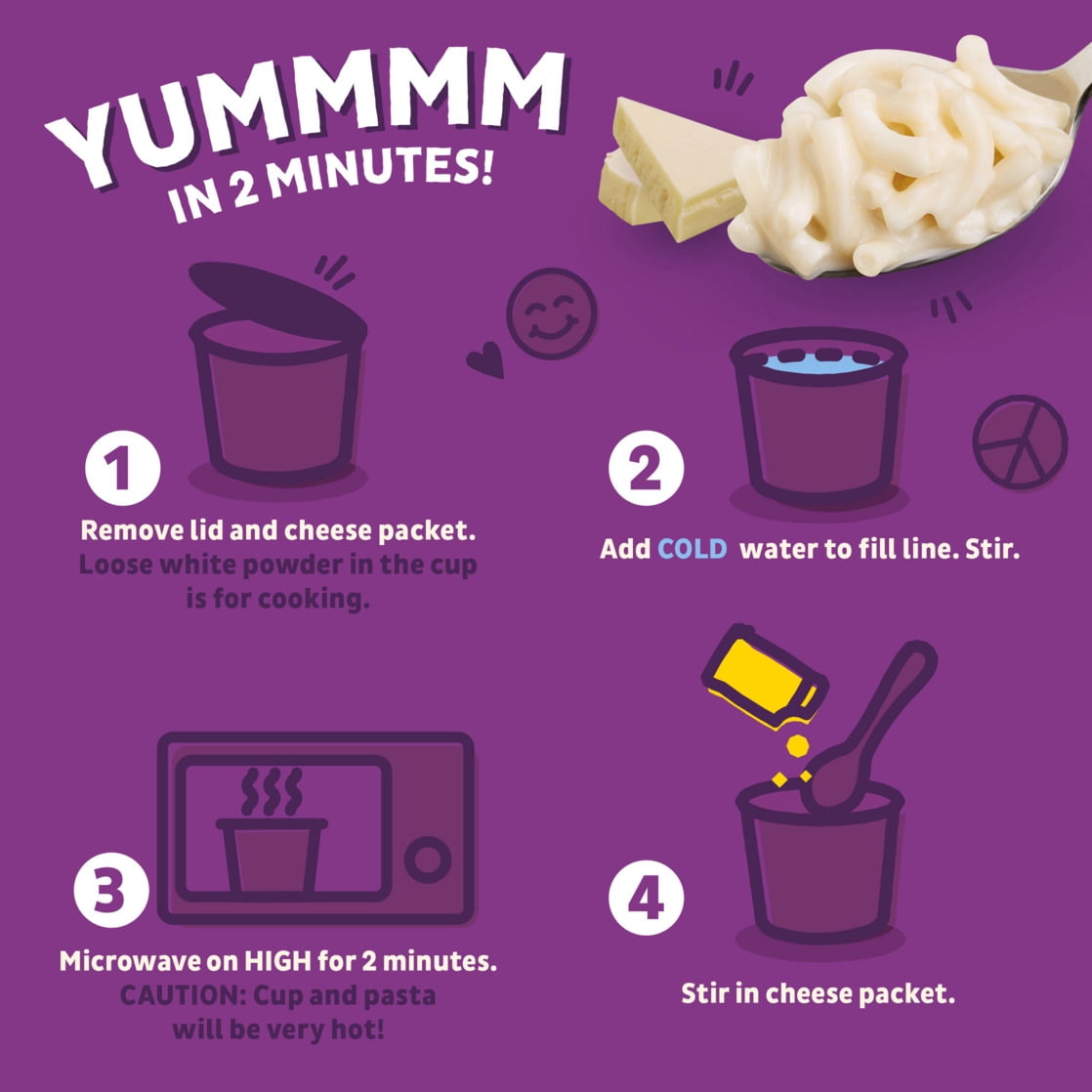 (12 pack) Annie's Organic White Cheddar Mac and Cheese Cup, 2.01 oz