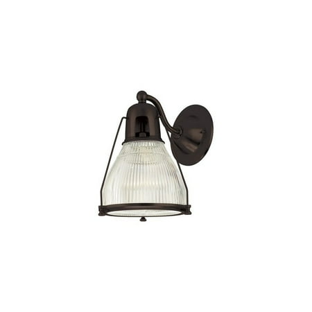 

1 Light Wall Sconce in Industrial Style 8 inches Wide By 10 inches High-Old Bronze Finish Bailey Street Home 116-Bel-673701