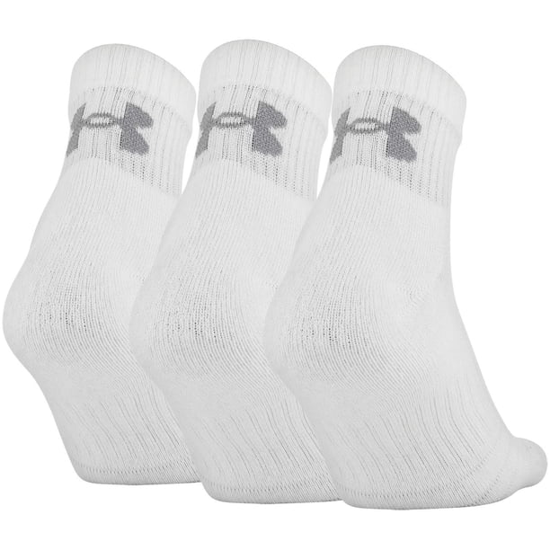 Calcetines Under Armour Training Cotton Quarter White (3 pares)