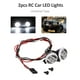 thumbnail image 4 of LED 2pcs Kit de Luz LED de AUTOMÓVIL RC CON Pantalla de Lámpara Luces Blancas 5.5-11V RC Decoración LED Comunes Accessorios RC RC, 4 of 7