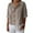 #03 Khaki 【New Styles: Mix, Match & Maximize Value】, variant on Women's V Neck Button Down Tops Shirts Blouses Loose Fit Short Sleeve Solid Color Casual Daily Wear Work Office Vacation Fashion Essential Gift for Women | CSEONE,Blue L
