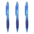 thumbnail image 1 of Uxcell 3Pcs Erasable Gel Pens, 0.5mm Retractable Fine Point Heat Erasable Marking Pen Smooth Writing Fabric Markers for Sewing Drawing Writing Planner, Blue Ink, 1 of 7