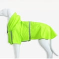 thumbnail image 3 of Impermeable para perros grandes, ajustable, impermeable, ligero, con tira reflectante, 3 of 8