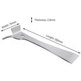 thumbnail image 2 of Yao Beekeepers Polished Stainless Steel Hive Scraper Tool Beekeeping Equipment Tool Silver, 2 of 6