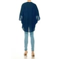 thumbnail image 4 of Women's Loose Fit 3/4 Sleeves Kimono Style Cover Up Solid Cardigan Pack of 2, 4 of 7