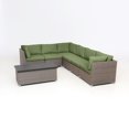 thumbnail image 1 of Chambers Bay Collection 7-Piece Aluminum Patio Conversation Set with Green Cushions, 1 of 2