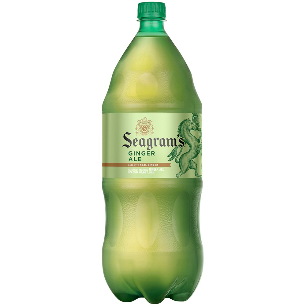Seagrams Ginger Ale Soda Soft Drink, 2 Liters
