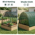 thumbnail image 5 of Gardzen Garden Hoops, DIY Grow Tunnel, Greenhouse Hoops for Raised Beds and Garden Netting 24PCS, 5 of 8