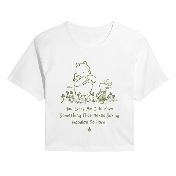 Winnie The Pooh - Hard Goodbye Women's Cropped Graphic T-Shirt