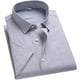 thumbnail image 4 of Camisa de manga corta para hombre, talla grande, tela Oxford, 100 % algodón, ropa informal de negocios para verano, ropa de moda, tallas 7XL, 8XL, 9XL, 10XL, 4 of 4