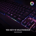 thumbnail image 3 of Kit Gamer 4 en 1 Xtreme PC Gaming Teclado Mouse Audifonos MousePad Membrana Español RGB USB Negro, 3 of 6