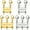 4PCS C, variant on [Layering Clasps] Multi-Strand Necklace Clasps, Layering Clasps | Connectors for Layered Look