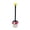 A002- Yellow, variant on Mushroom Bathroom Decor Whimsical Toilet Brush Set 15 Inch Red White Spotted Bathroom Decor and Accessories Cute Functional Home Decoration 1 Piece