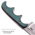 thumbnail image 4 of CRKT Minimalist Spear Point Outdoor Survival Fixed Blade Knife with Sheath: Stainless Steel Plain Edge Blade, Micarta Handle, 2396, 4 of 7