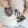 thumbnail image 6 of Pofeuu Cartoon Space 1 Print Thickened Mini Silicone Oven Mitts Heat Resistant, Rubber Oven Mitt Gloves, Finger Pinch Grips, Pot Holder, Silicone Potholder, 6 of 7
