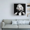 thumbnail image 2 of Trademark Fine Art Chris Consani Halter Top Marilyn Red Lips Canvas Wall Art - 24x24, 2 of 5
