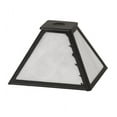 thumbnail image 4 of Meyda Tiffany 32321 8 Inch Square Leaf Edge Shade   Rust Finish with Silver Mica Glass, 4 of 5