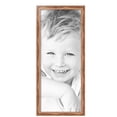 thumbnail image 2 of ArtToFrames 13" x 32" Honey Picture Frame, 13x32 inch Brown MDF Poster Frame (WOM-4085), 4 Pack, 2 of 8