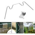 thumbnail image 3 of Refuerzo para invernaderos, abrazaderas en G de acero inoxidable 304 y abrazaderas superpuestas de vidrio de aluminio, materiales de alta calidad para una instalación rápida y prevención de la, 3 of 5