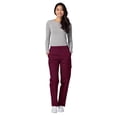 thumbnail image 4 of Adar Universal Scrubs For Women - Tapered Cargo Scrub Pants - 506T - Burgundy - XS, 4 of 7