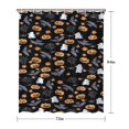 thumbnail image 5 of Halloween Autumn Pattern Shower Curtain 72"x84" ,Bathroom Decorative Shower Curtains Set with 12 Hooks,Modern Waterproof Washable Shower Curtain, 5 of 6
