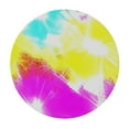 thumbnail image 4 of HAOXIT Tie Dye Round Fitted Tablecloth,, Elastic Edge, Suitable for Catering and Kitchen, Fit for Round Table 42-46, 4 of 8