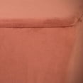 thumbnail image 2 of Zentique 16.75" Mauve Pink Solid Velvet Twisted Pentagon Stool, 2 of 2