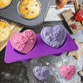thumbnail image 5 of ExquisiteHeart Soap Molds, Rose Love Flower Embedded Silicone Mold, 5 of 5