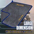 thumbnail image 4 of Microfiber Car Drying Towel Extra Large Car Wash Auto Detailing Super Absorbent Cleaning Cloth Ultra Soft Lint Free, Double Side Soft Car Wash Towel Streak Free, 24'' x 35'', 1 Pack, 4 of 8