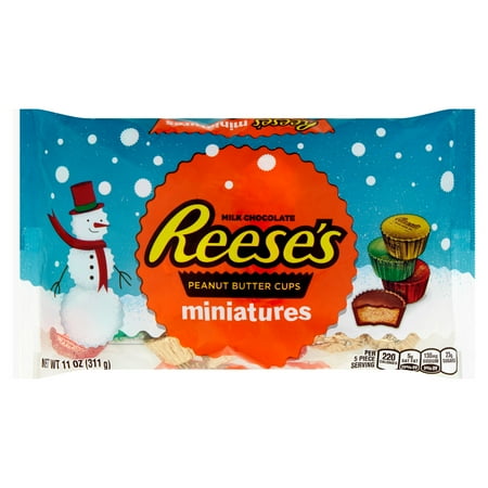 Reese's Miniatures Milk Chocolate Peanut Butter Cups, 11 oz