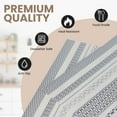 thumbnail image 4 of Dainty Home Set of 6 Placemats | Elegant and Durable | 12x18 in PVC Non-Slip Washable Place Mats | Tear-Resistant Heat | Resistant Placemats, 4 of 9