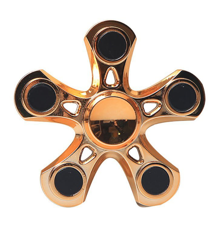 Metal Fidget Spinner Bronze Crosses Heavy Duty US Seller 