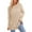 Beige, variant on Ronuti Long Sleeve Shirts for Women Crewneck Basic Loose Tunic Tops Fall Outfits for Women 2025