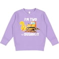 thumbnail image 2 of Inktastic I'm 2 and Crushing It Construction 2nd Birthday Toddler Sweatshirt, 2 of 4