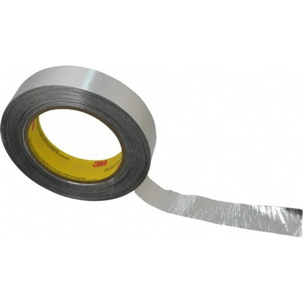 3M 55m x 1" x 4.6 mil Silver Aluminum Foil Tape