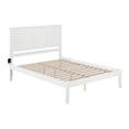 thumbnail image 2 of Mediterranean Mingle Platform Bed with Open Footboard, Solid Hardwood, Turbo Charger, Sturdy Build with Classic Finish, 2 of 6