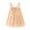 Beige, variant on sususu 5T Dresses for Girls Toddler Girls Sleeveless Holiday Party Mesh Dress for and Dance Performances Dress Up Clothes for Girls