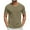 Coffee, variant on Dianli Shirts for Men Solid-Color V‑Neck Short‑Sleeve Pullover T‑Shirt Lightweight Breathable Cotton‑Blend Relaxed‑Fit Top for Everyday & Travel