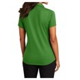 thumbnail image 3 of Yellow Rooster Women's Diamond Jacquard Polyester Polo Vine Green S, 3 of 6